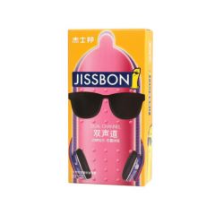 双声道天然胶乳橡胶避孕套/杰士邦